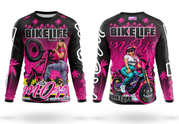 BikeLife Mom Jersey – Hot Pink (Pre-Order)